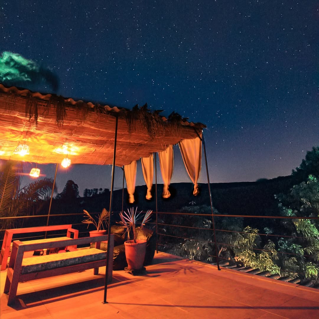 Deck com vista para as estrelas
